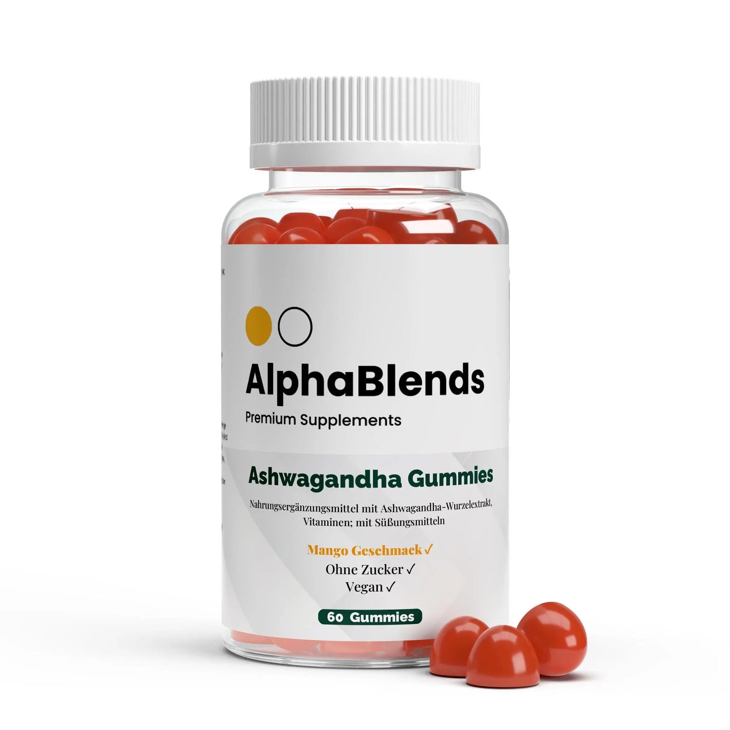 Ashwagandha + Vitamin B6 Gummies - 60 Stk. ChanceToBrand