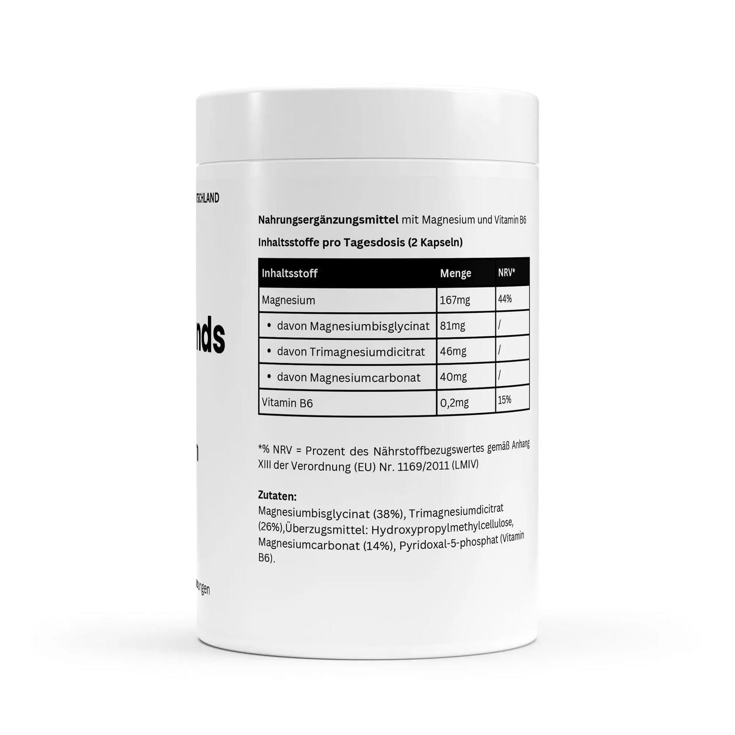 Magnesium Komplex + Vitamin B6 - 90 Kapseln ChanceToBrand