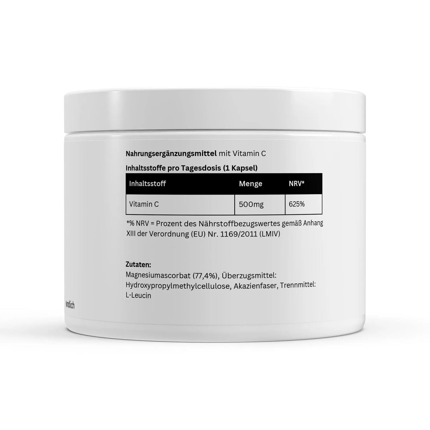 Gepuffertes Vitamin C 500mg - 360 Kapseln ChanceToBrand