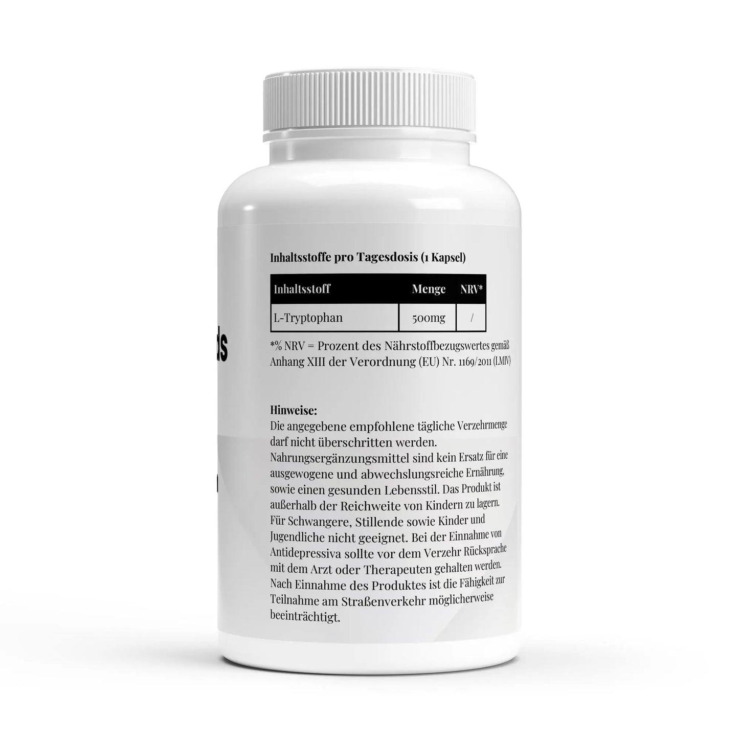 L-Tryptophan - 90 Kapseln ChanceToBrand