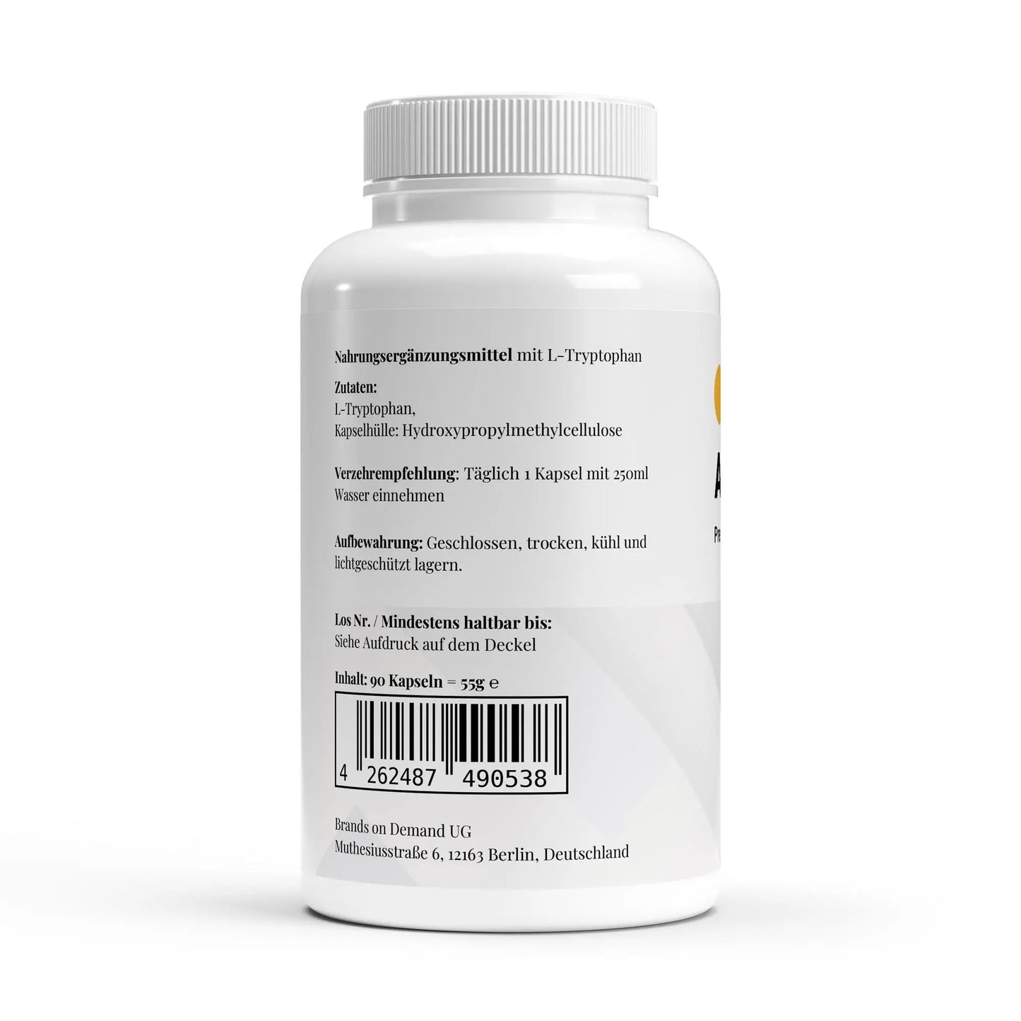 L-Tryptophan - 90 Kapseln ChanceToBrand