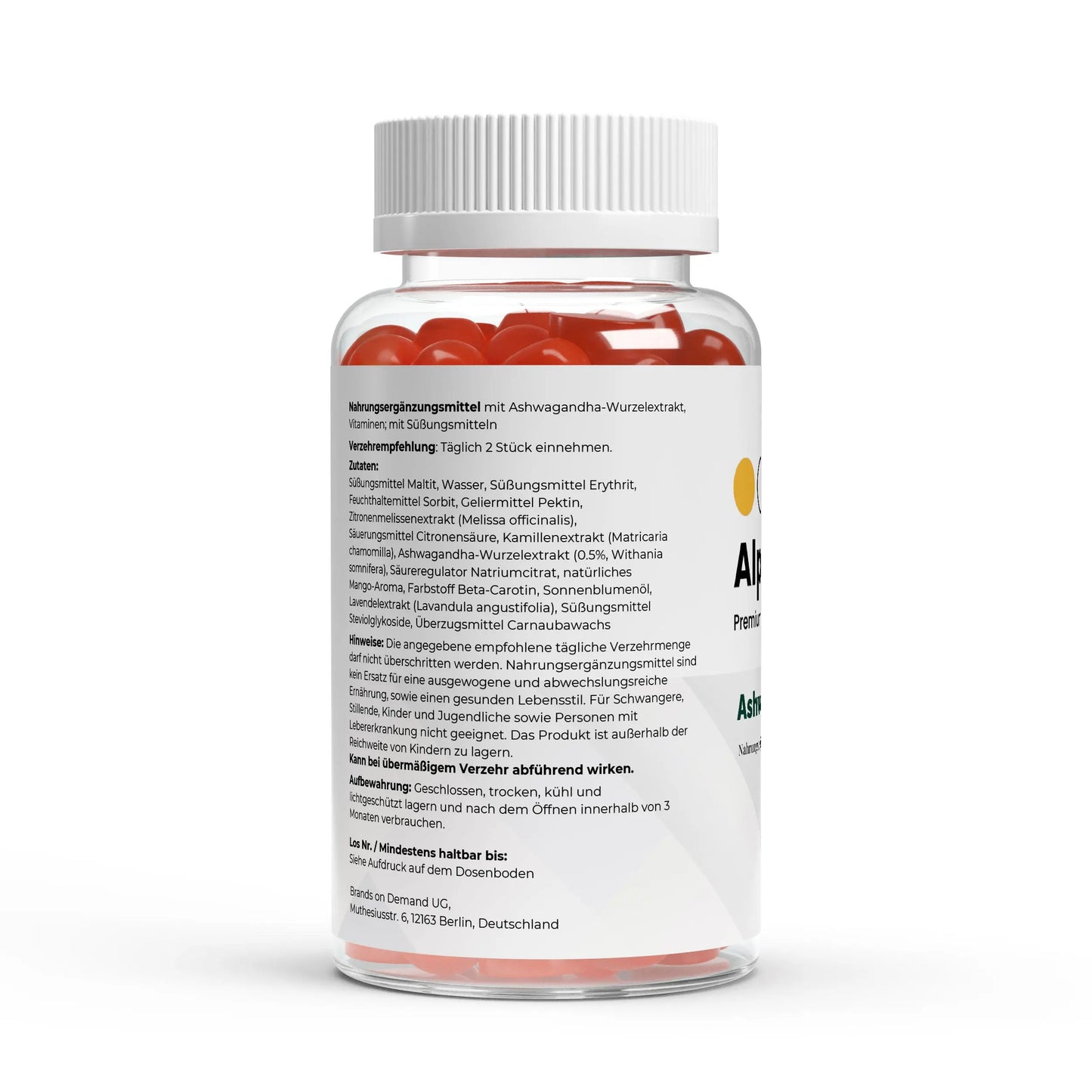Ashwagandha + Vitamin B6 Gummies - 60 Stk. ChanceToBrand