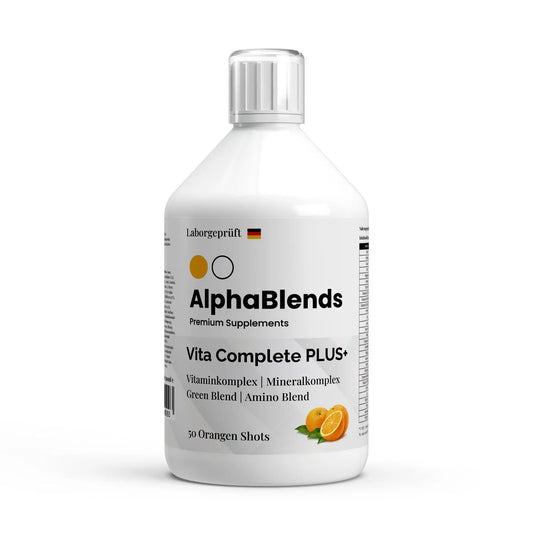 Vita Complete PLUS+ 50 vegane Shots - Frische Orange - 500ml ChanceToBrand