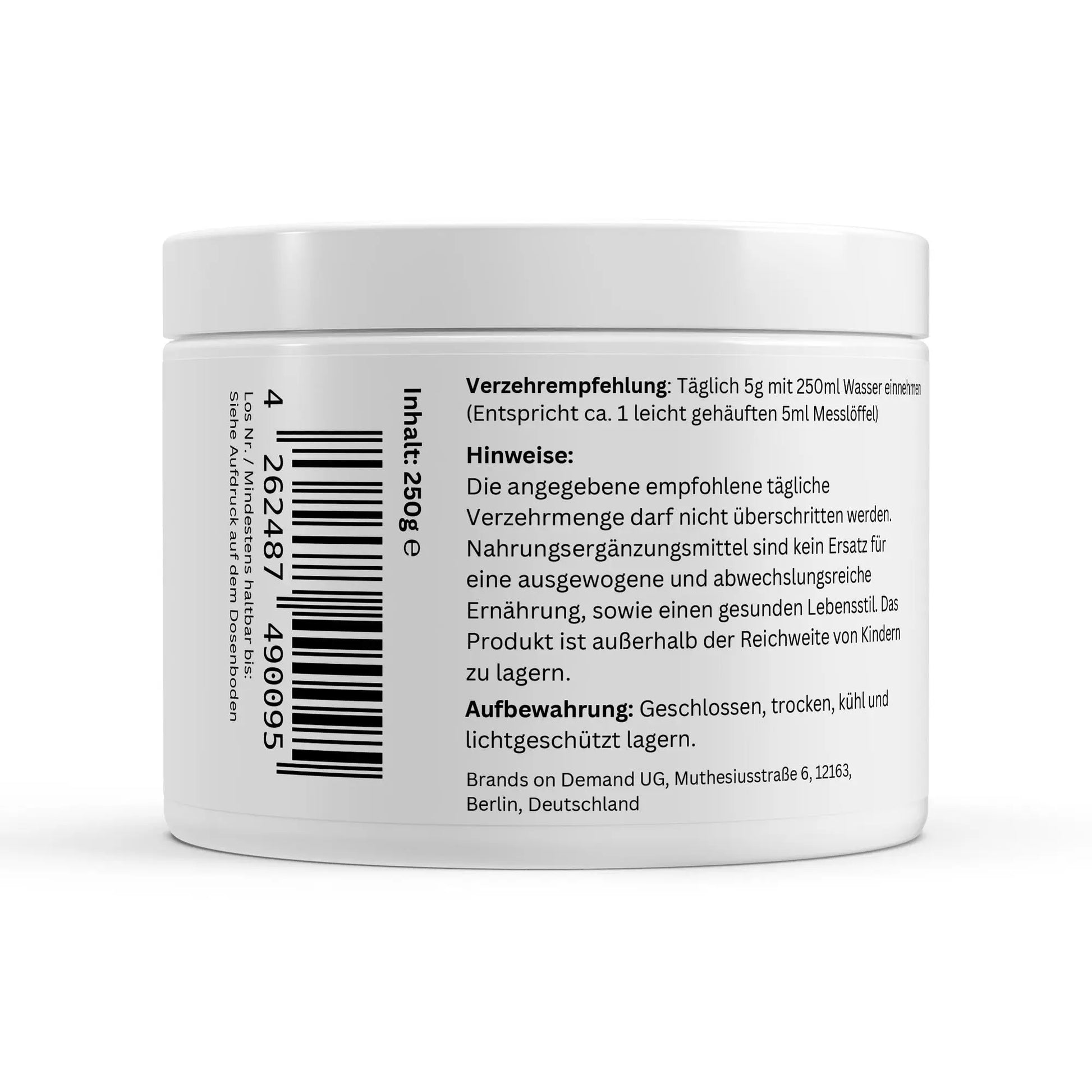 Taurin Pulver - 250g ChanceToBrand