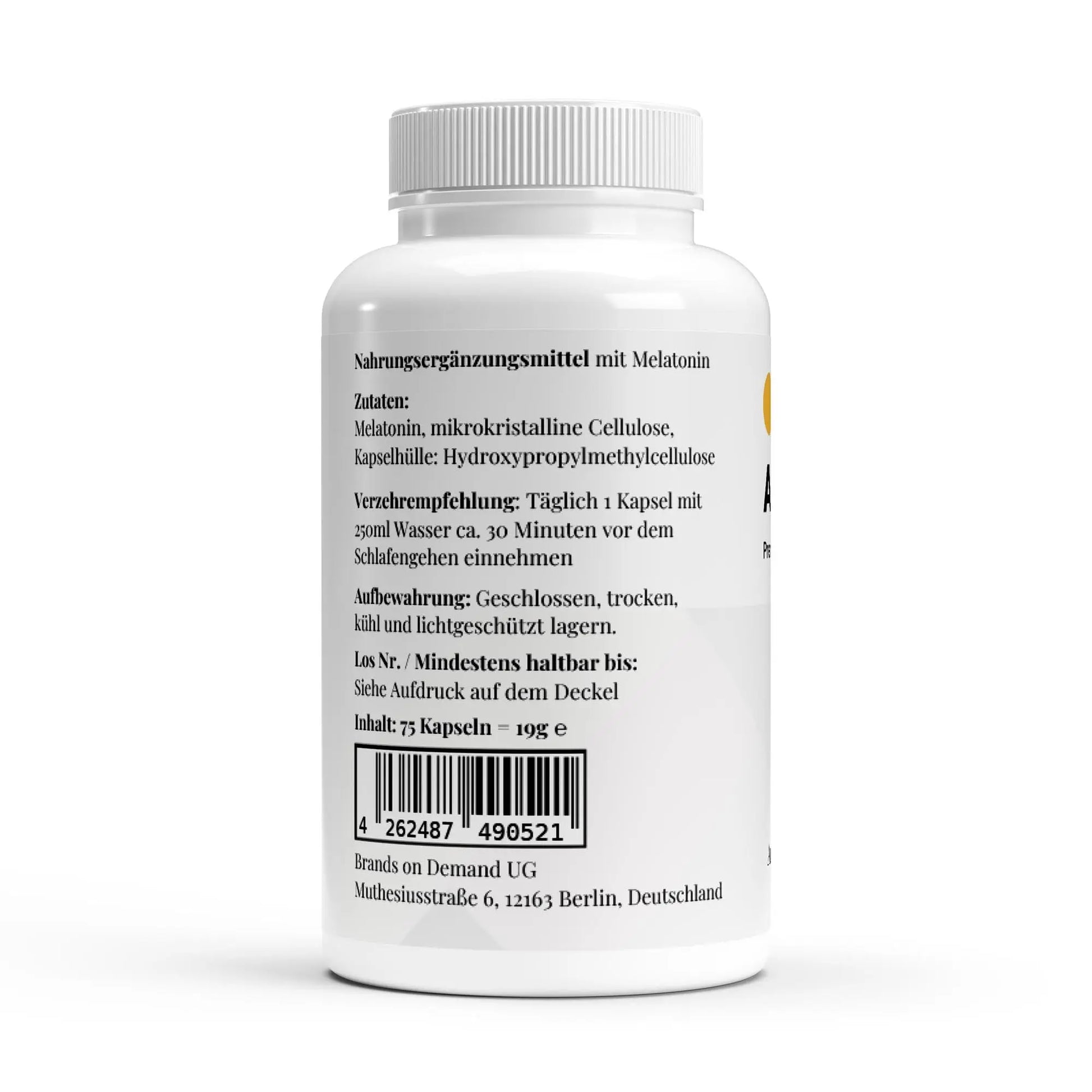 Melatonin - 75 Kapseln ChanceToBrand