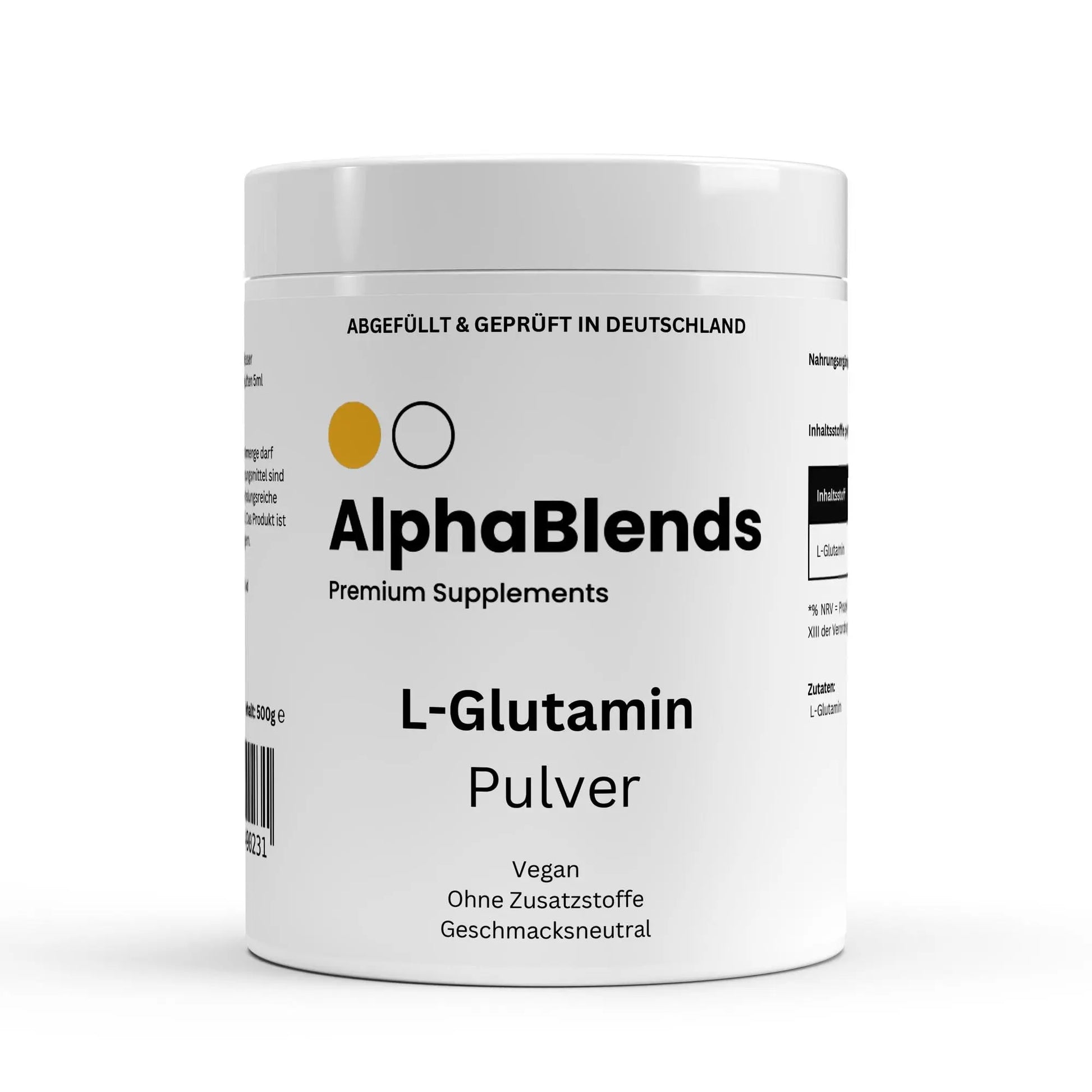 L-Glutamin Pulver - 500g ChanceToBrand