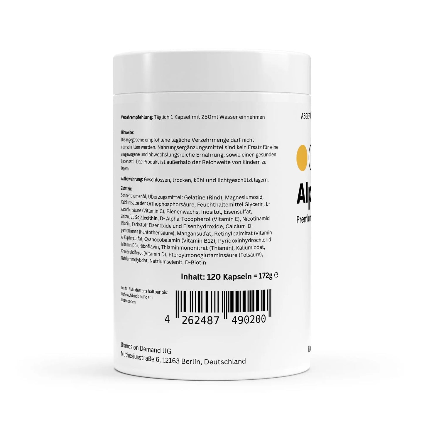 Multi Vitamin und Mineral Komplex - 120 Softgels ChanceToBrand