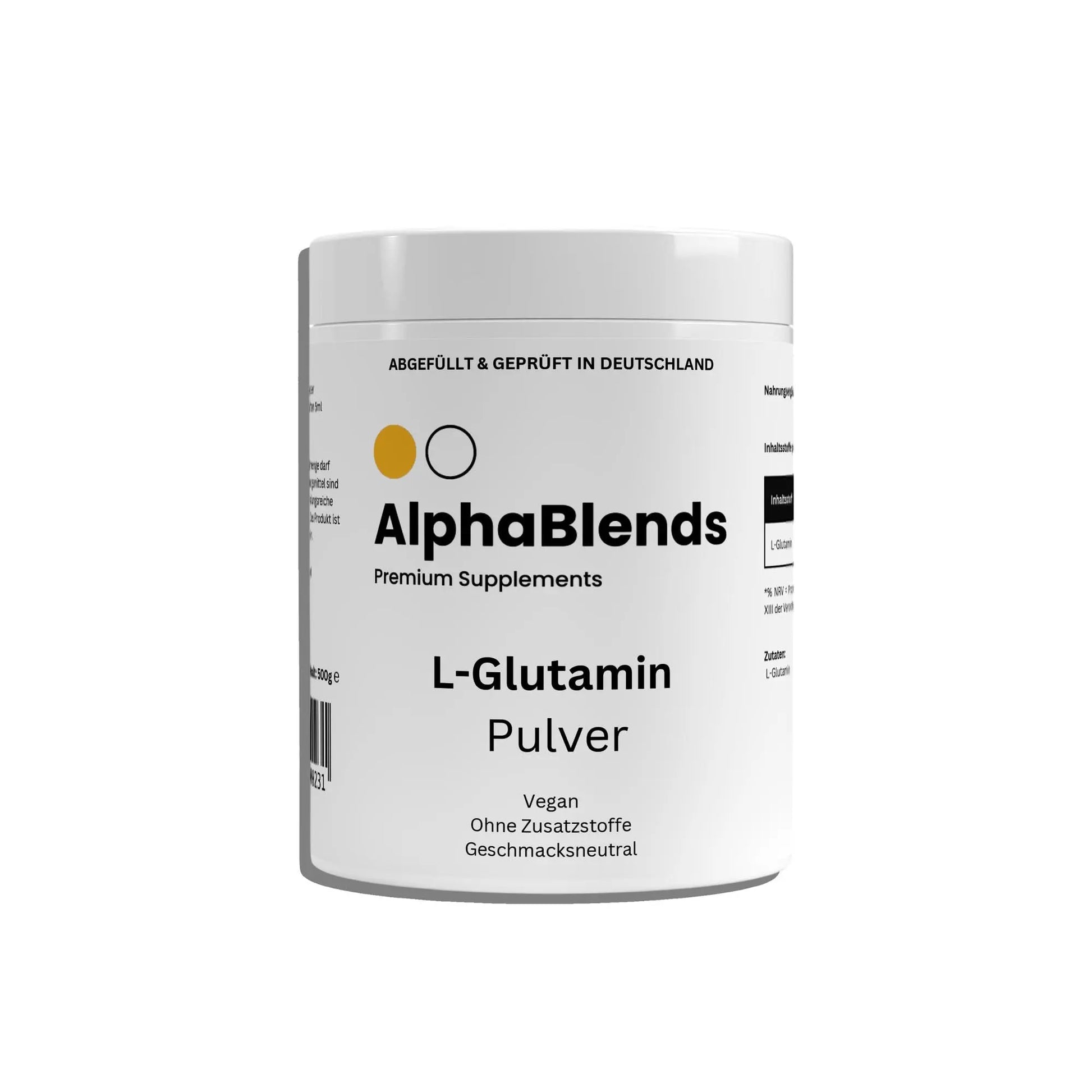 L-Glutamin Pulver - 500g ChanceToBrand