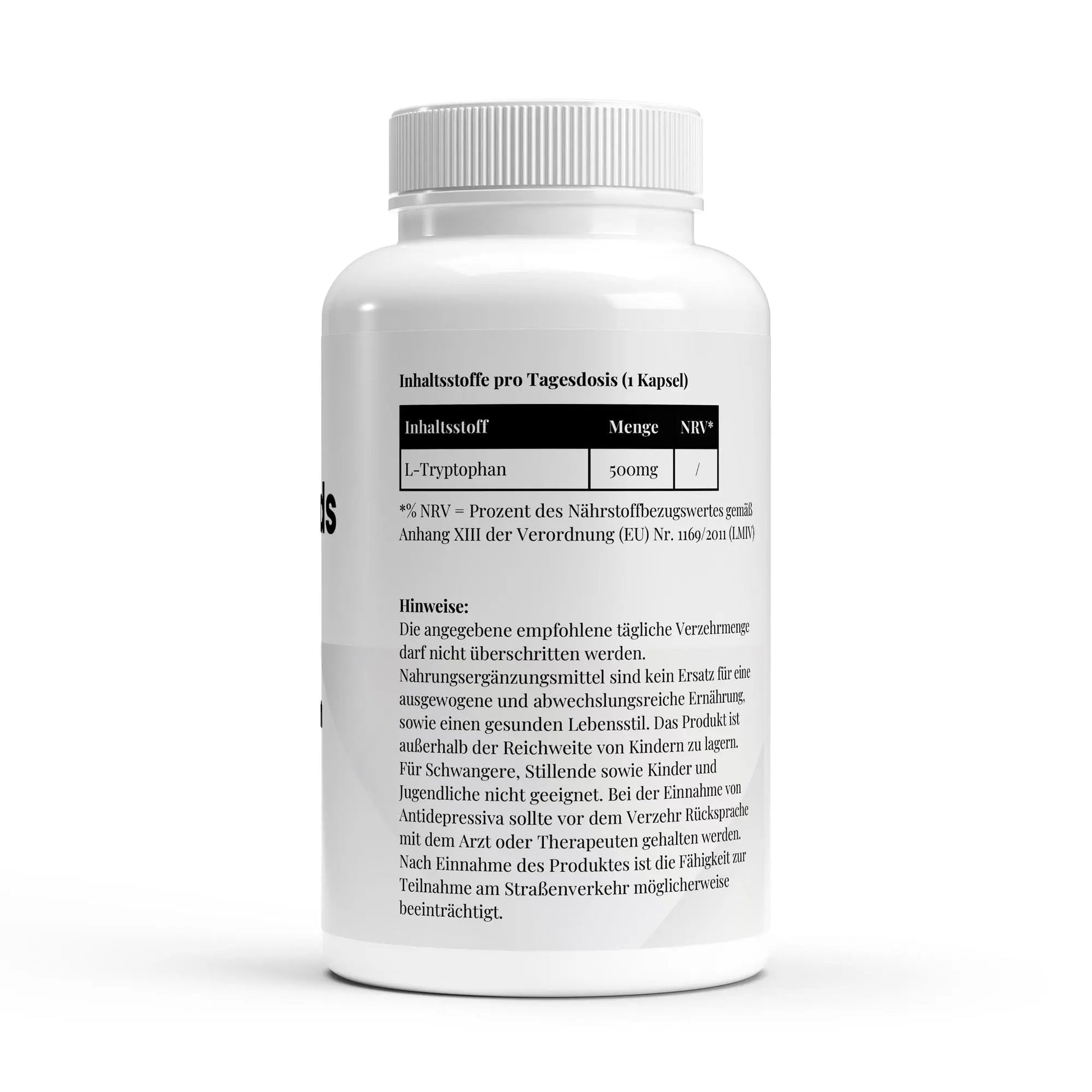 L-Tryptophan - 90 Kapseln ChanceToBrand