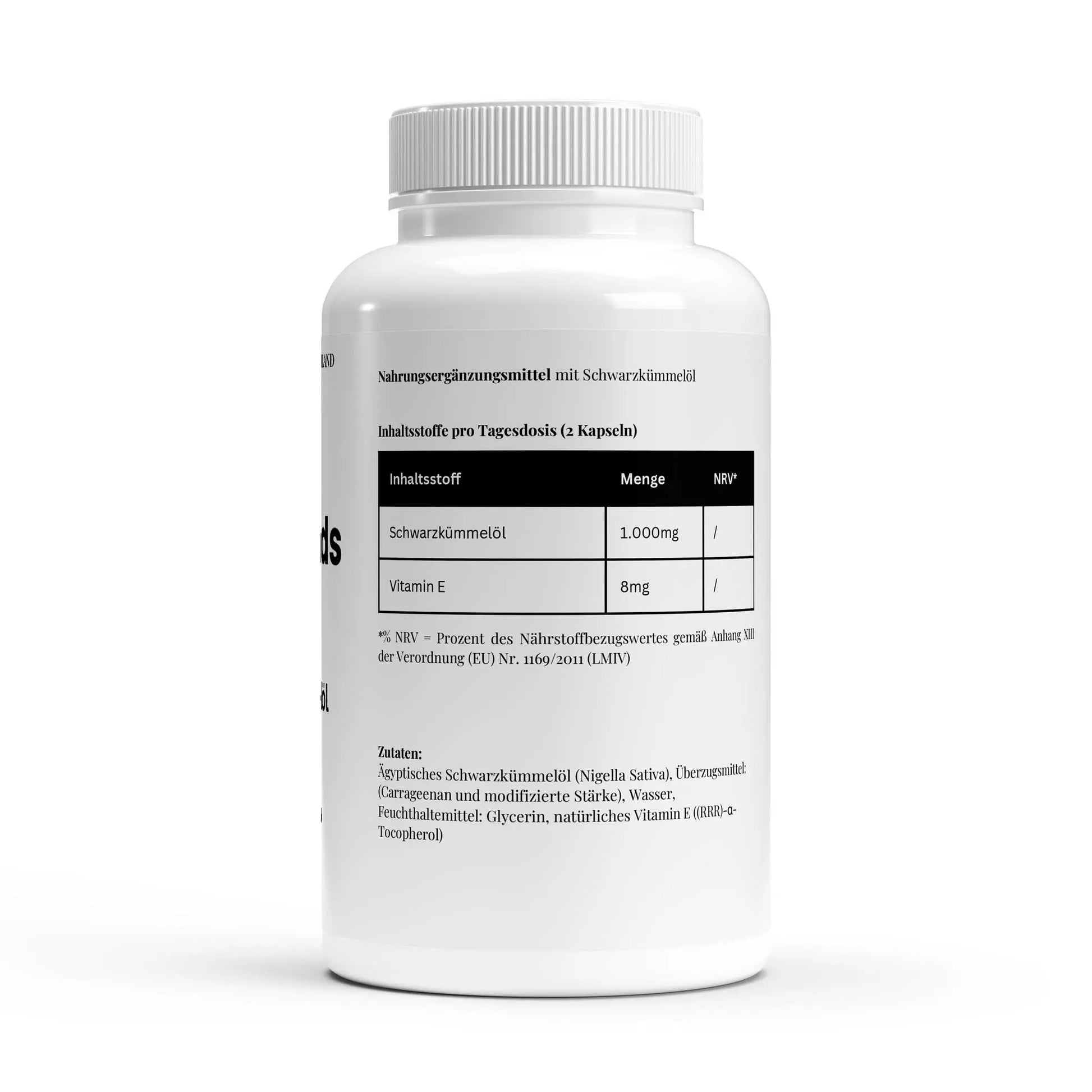 Ägyptisches Schwarzkümmelöl - 240 vegane Softgels 1000Mg Kaltgepresst ChanceToBrand