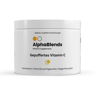 Gepuffertes Vitamin C 500mg - 360 Kapseln - AlphaBlends