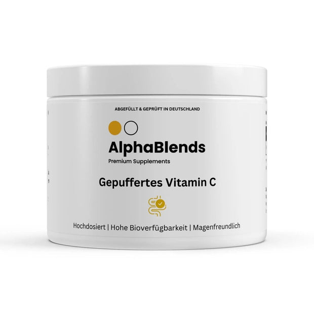 Gepuffertes Vitamin C 500mg - 360 Kapseln - AlphaBlends