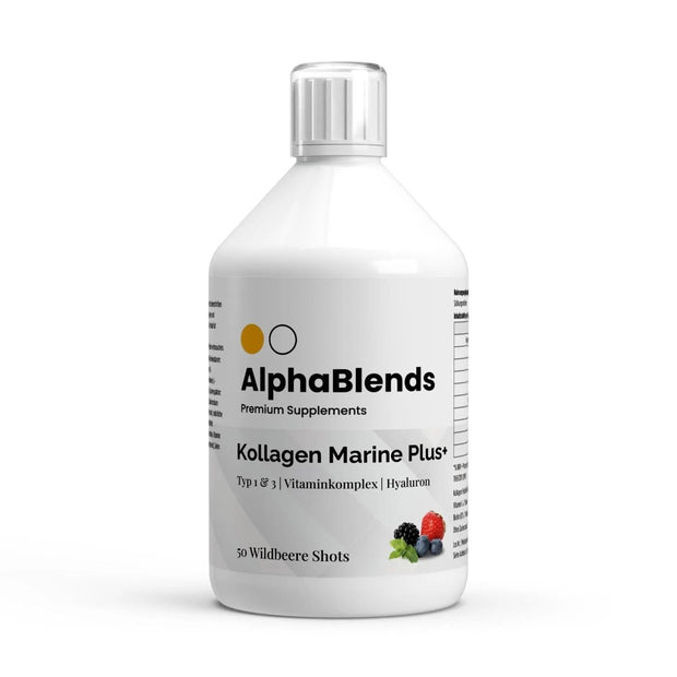 Kollagen Marine Plus+ - 50 Shots - Wildbeere - 500ml