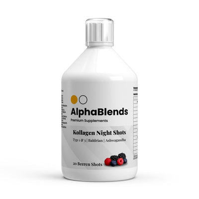 Kollagen Night Plus+ Shots - 500ml - AlphaBlendsProduktChanceToBrandAlphaBlends#original_value#500ml