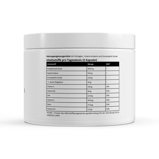 Kollagenhydrolysat PLUS Haut Haare Nägel - 180 Kapseln