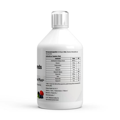Kollagen Marine Plus+ - 50 Shots - Wildbeere - 500ml ChanceToBrand