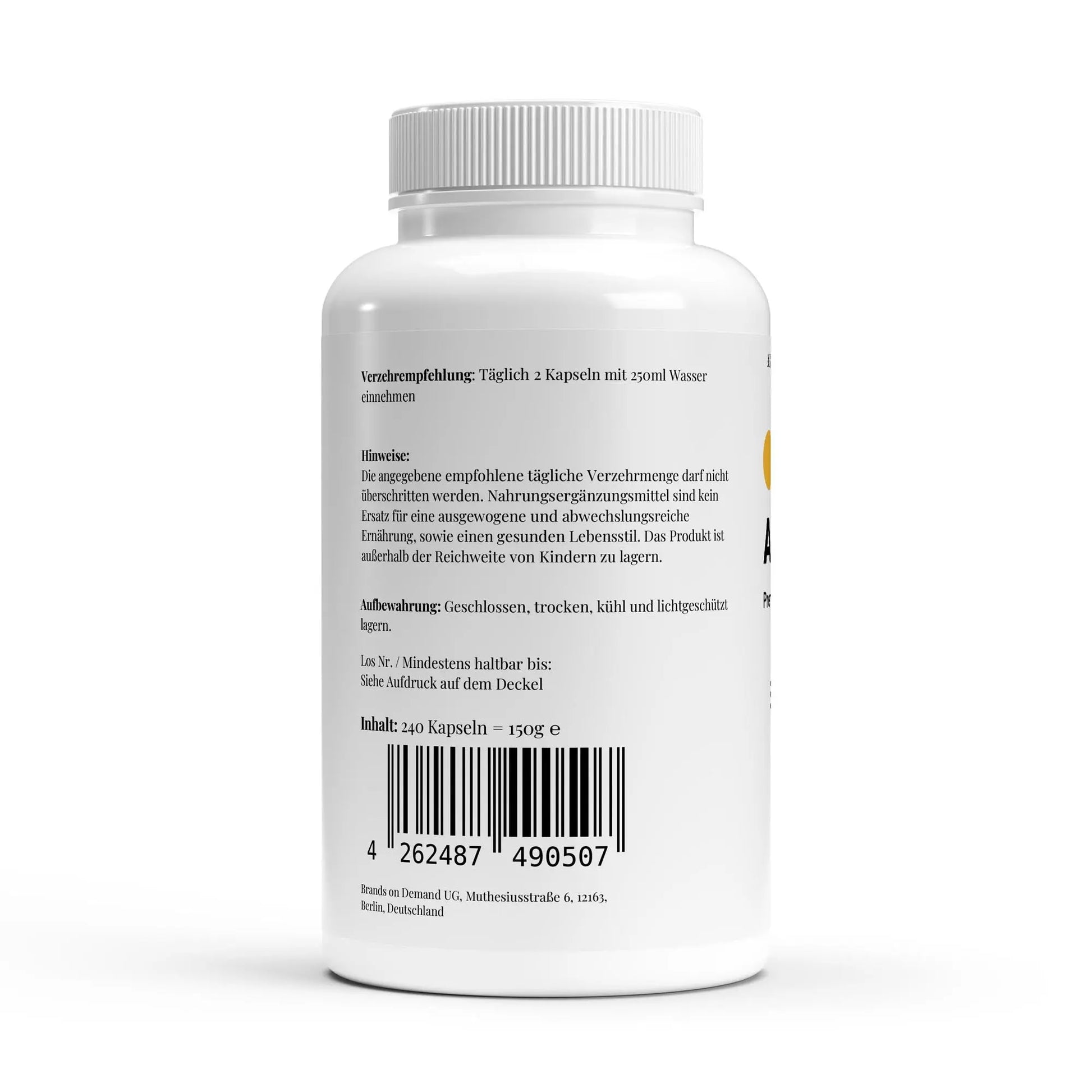 Ägyptisches Schwarzkümmelöl - 240 vegane Softgels 1000Mg Kaltgepresst ChanceToBrand